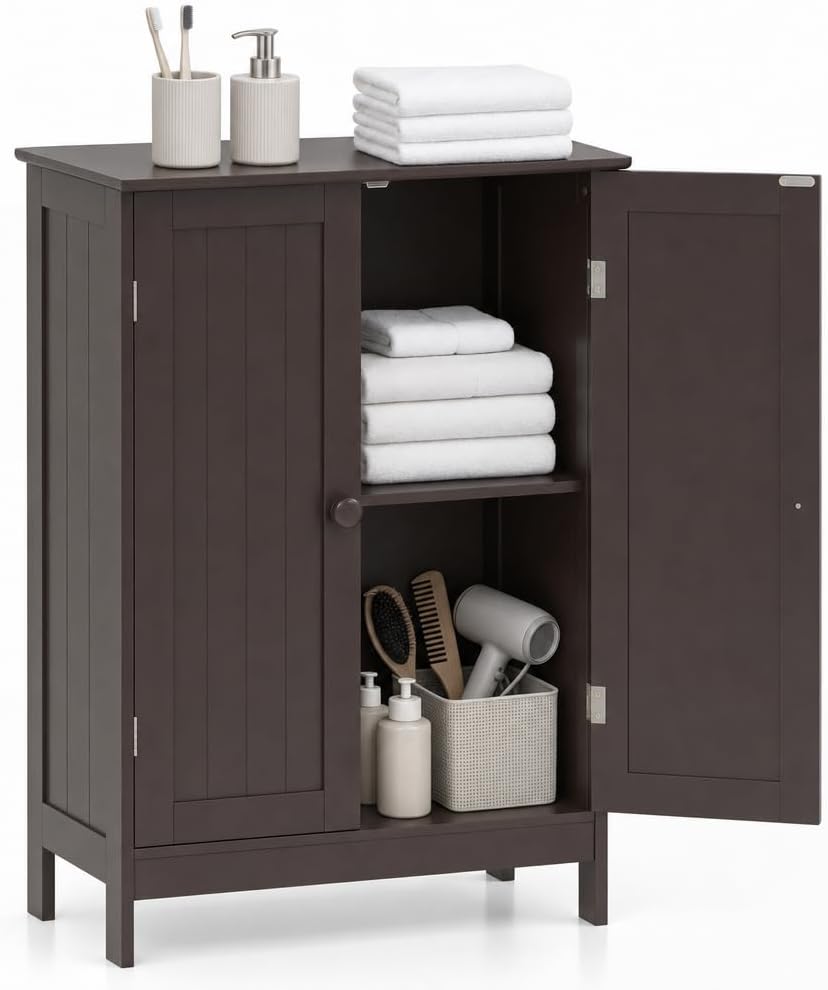 Bathroom Storage Cabinet with Adjustable Shelf