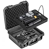 Hard Case Organizer For Gopro Hero 13/12/11/10/9/8 Media Mod/Volta/Protective Housing/Chest Mount Creator Edition/Handler Dual Battery Charger Accessories Waterproof Travel Storage Carrying Case