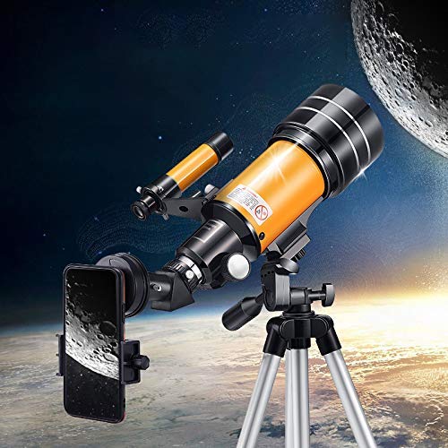 Image of Telescopes, Telescope for Adults, Professional Zoom Astronomical Telescope Outdoor 150X Refraction Deep Space Moon Viewing with Photo Clip Binoculars