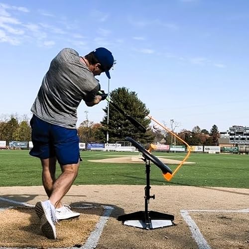 Perfect Swings USA Swing Path Trainer - Baseball Training Equipment - The Newest Revolution in Batting Tees