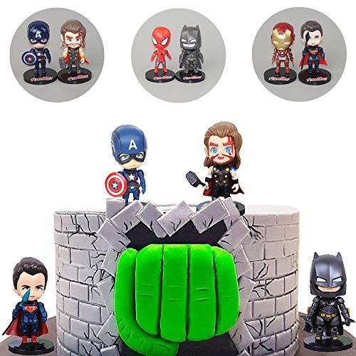 SUNSK Decorazioni Torta Supereroe Decorazioni per