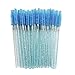 100 PCS Mix Colorl Crystal Shiny Eyelash Brushes Mascara Wands Eye Lash Eyebrow Applicator Cosmetic Makeup Brush Tool Kits