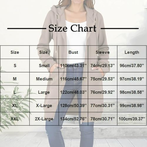 TANGNADE Women Zip Up Hoodies Long Sleeve Tunic Sweatshirts Oversized Fleece Fall Winter Travel Casual Jacket with Pockets3