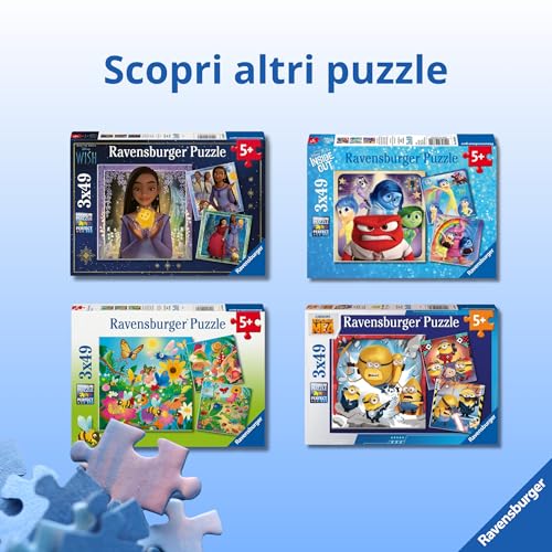 Ravensburger - Puzzles Miraculous Confezioni Da 3 | Puzzle Bambini 5 Anni O Più | Regalo Bimba 5 Anni 3 X 49 Pezzi | Puzzle Bambini 21 X 21 Cm | Puzzles Perfetti Ravensburger - 5