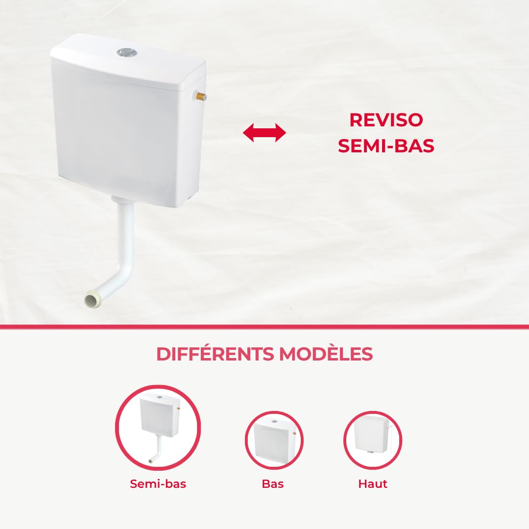 Wirquin Cassetta Reviso risparmio idrico semi-bassa