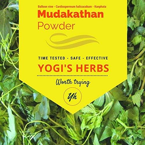 YOGIS HERBS Mudakathan Powder - Cardiospermum Halicacabum 1 lb–Fresh & Pure