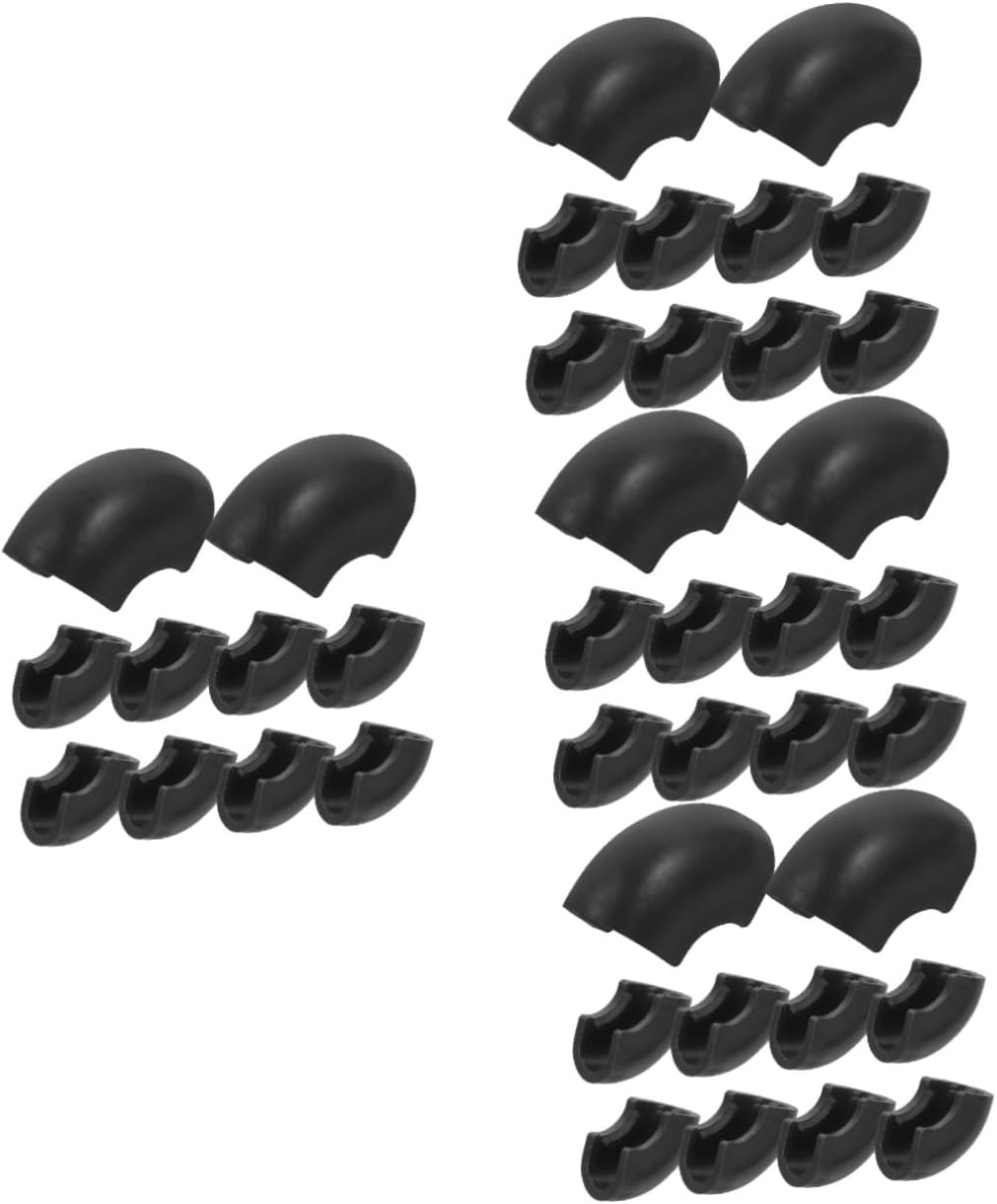 40pcs Non- Chair Leg Floor Protectors Creative Shaped Furniture Pads for Scratch Resistance Easy Installation Material for Office and Home Use