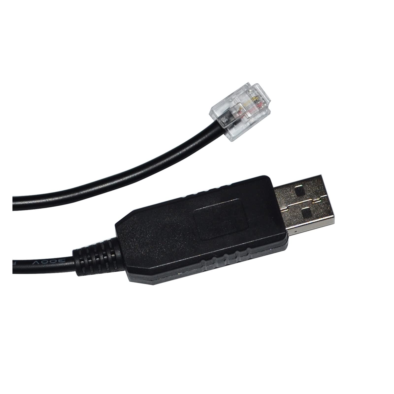 FT232RL - Cavo di comunicazione seriale da USB a J5 A 6 pin RJ-12 RJ-11 RS232, adatto per unità base S200 SYNQNET CAN AC DC (3 m, chip PL2303GT)