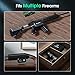 AINIRO Biometric Gun Trigger Lock - Advanced Fingerprint Gun Lock for Pistols Rifles Shotguns, World's First Quick Release Combination Trigger Lock for Handguns with Display Stand, Fits Most Firearms
