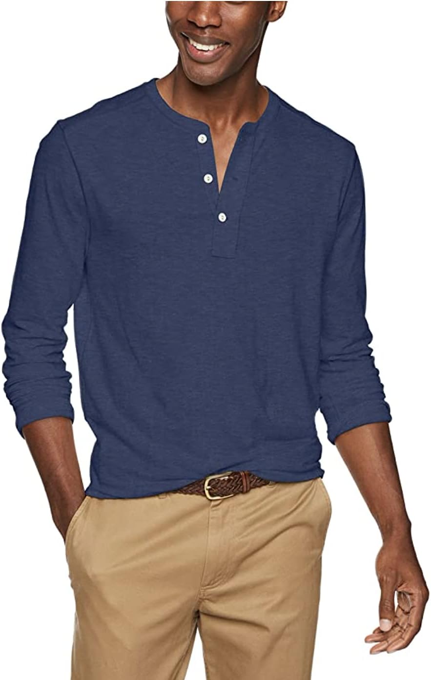 J.Crew Mercantile Men's Long-Sleeve Henley Shirt