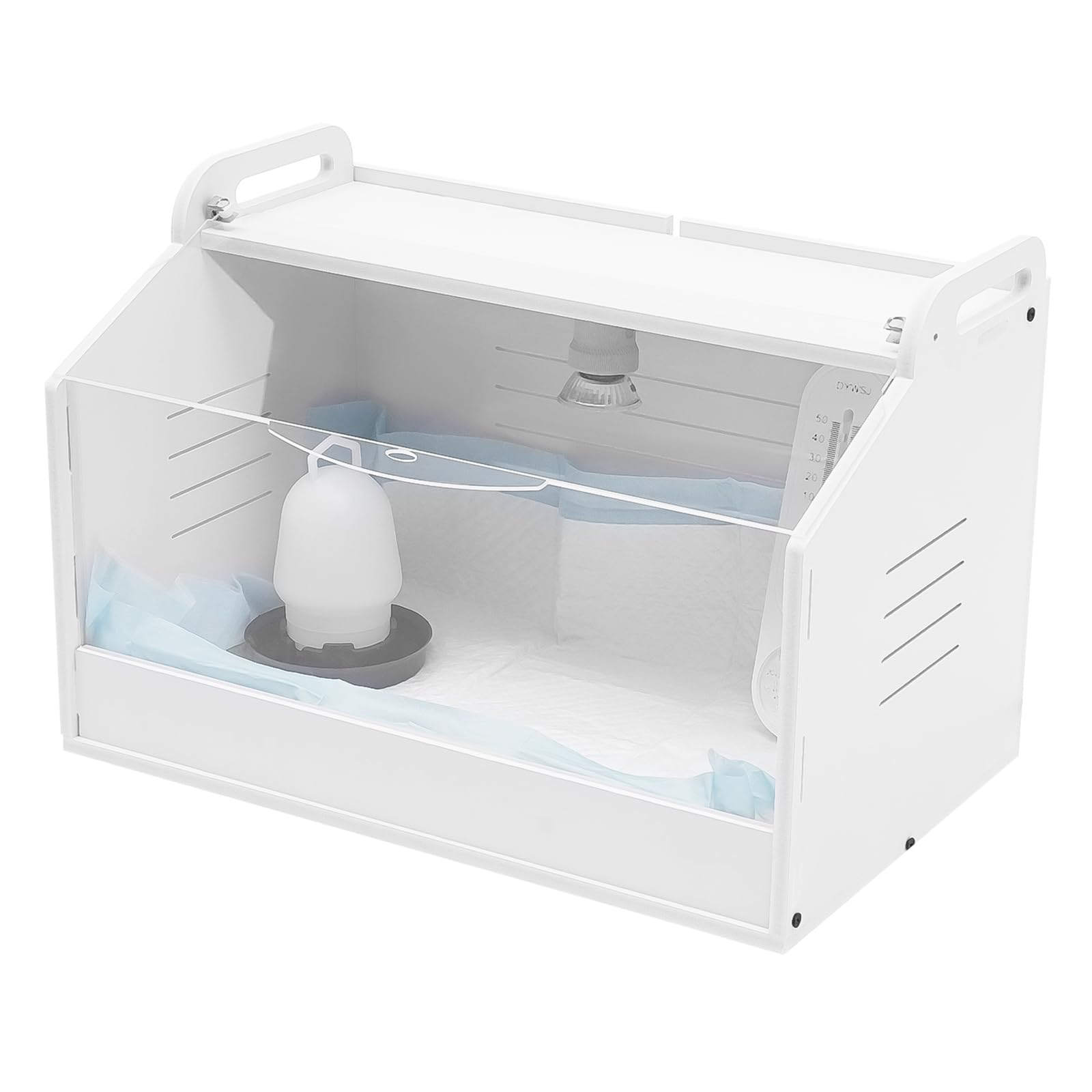 Incubadora Pollitos Caja de cría Calor Lámpara Calentador Ajustable para Incubación Hogar Cría Reptiles Aves de corral Inicio Placa calefactora 15W