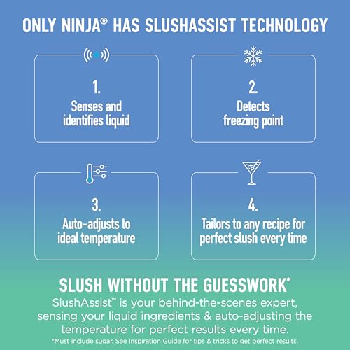 Image of Ninja Slushi XL Smart Frozen Drink Maker, Slush Assist Technology, 128 Oz, Sodas, Margaritas, Frappes and More, Crema, 1 Count