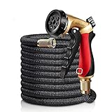 Garden Hose Expandable 50ft - Moer Sky Super Durable 3750D / 2-Layers Latex / 3/4