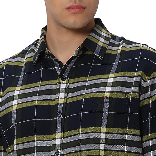 Image of MUFTI Mens Cotton Slim Fit Shirt