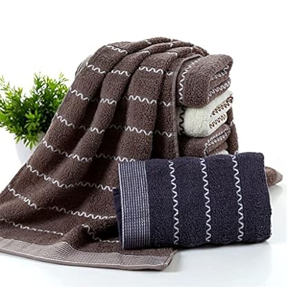 CZFWRX Stripe Soft Handtuch Set Spa Beauty Gesicht Handtuch für Erwachsene Kinder Bad Dusche Handtuch Home Hotel… – Bild 8