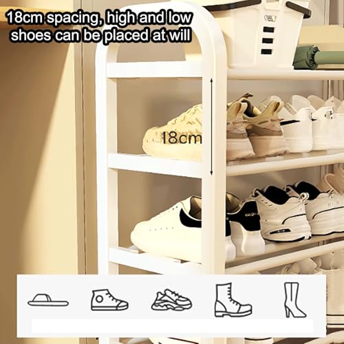 Meuble chaussures entrée et couloir en acier robuste au design épuré pour ranger vos talons et bottes - 7
