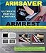 armsaver Gray Armrest Made for Land Rover Jeeps Chevy Z71, Dodge ram Ford Toyota Tundra