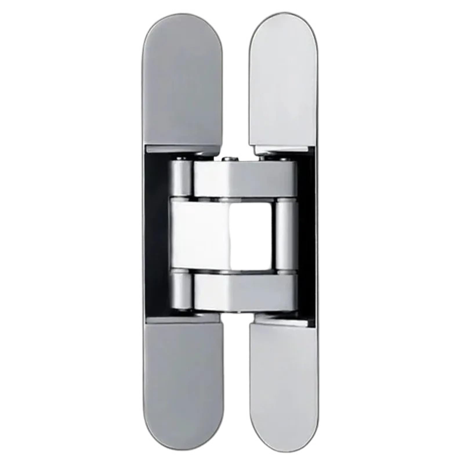 Kdhcvkz Silver 1Pcs Hidden Folding Door Hinge Adjustable(Silver)