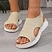 Imagen de Sandalias Deportivas Ortopédicas Para Mujer Moda Zapatos Con Punta Abierta Tacones Bajos Lavable De Verano Sandalia Para Caminar Ligero Y Cómodo