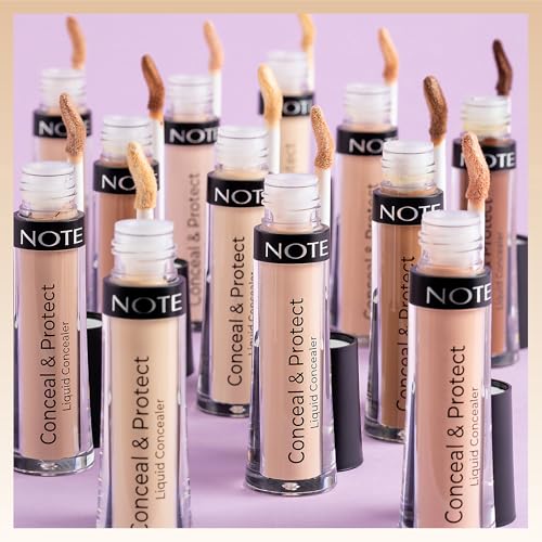 Image of Cosmetic Note - Anti-Concealer - Foundation - Imperfection Make-Up - Anti-Stain Controuring Make-Up Concealer - 4.5 ml - Paraben-Free (10 Hazelnut)