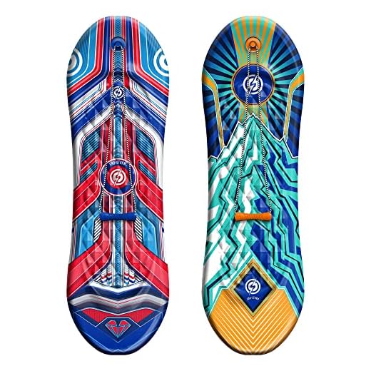 Sno-Storm 48in Snowboard Foam Sled 2-Pack