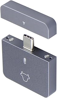 Aluminum Alloy NVMe 2230 SSD Case USB3.2 Gen2 External Box NVME Single Support 10Gbps for PCIE NVME 2230 SSDs NVMe SSD Enclosure2230 NVMe SSD Enclosure SSD Enclosure NVMe PCIe SSD Adapter SSD