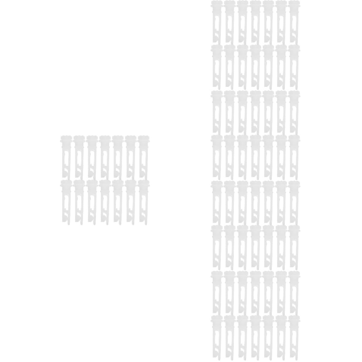 PRETYZOOM 100pièces Tiges De Remplacement PVC pour Stores Verticaux Accessoires De Réparation De Stores à Lamelles Verticales