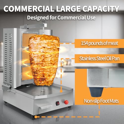 Commercial Shawarma Grill Machine Vertical