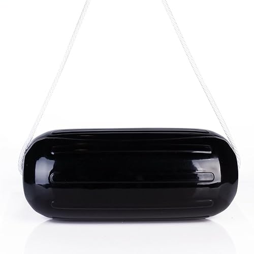 Miniatura 8 de Leader Accessories Paquete de 4 guardabarros inflables acanalados con agujero a través del medio, incluye líneas de guardabarros de 38 pulgadas,