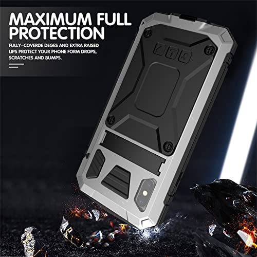 Coque robuste iPhone X pour sport extérieur GUMMMY Armor métal