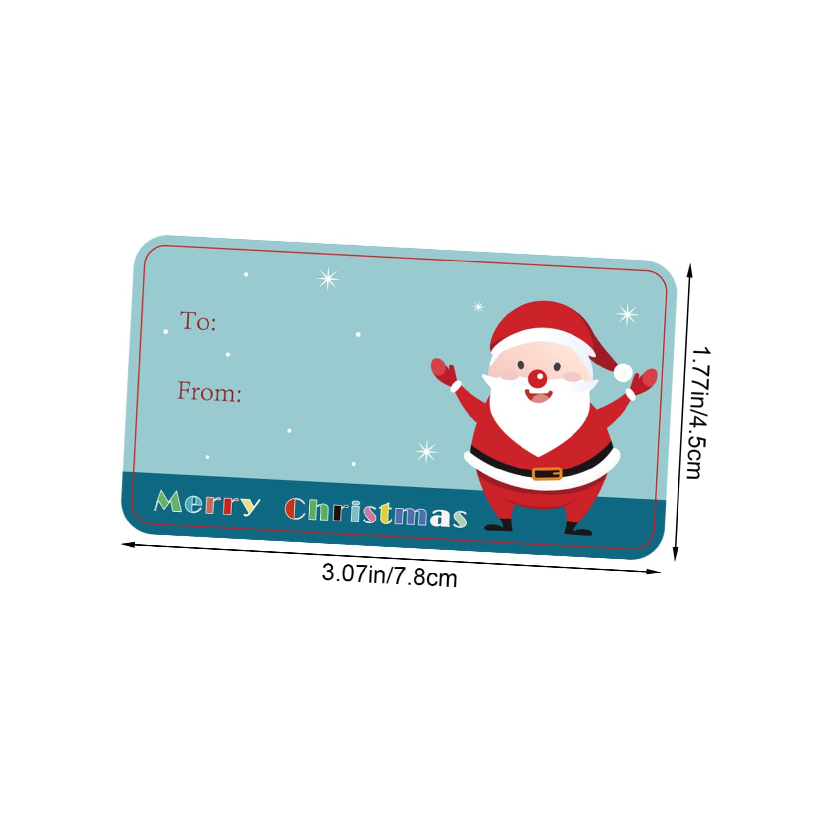 DOITOOL 3 Adesivi Sigillanti Natalizi per Regali e Buste Design per Confezioni Personalizzate Etichette Autoadesive Pratiche per Sacchetti Regalo Regalo