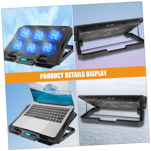 Base para Laptop POPETPOP con 6 Ventiladores Ajustables miniatura 3