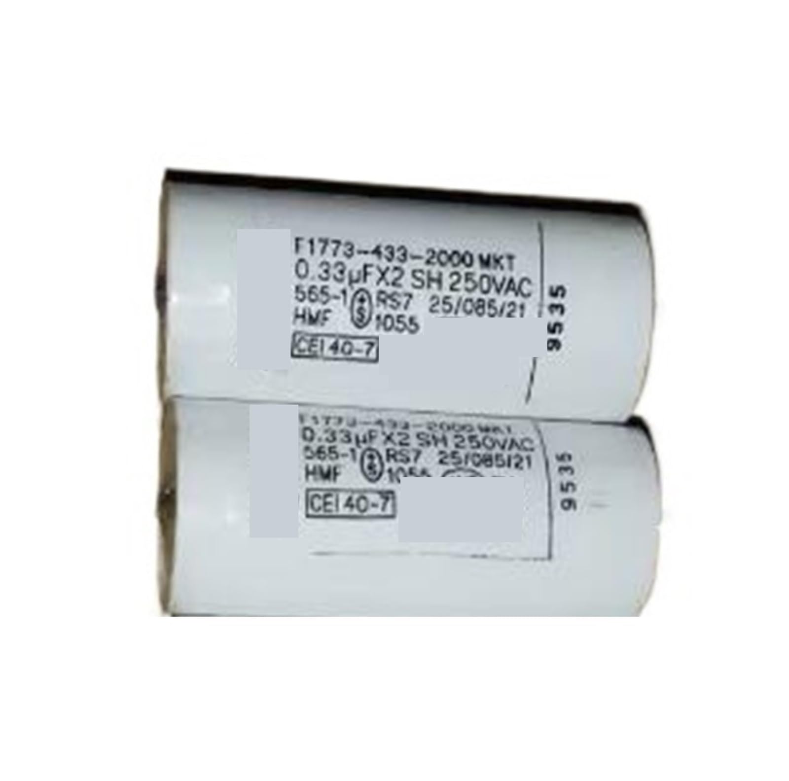 Condensateur F1773 250VAC 334 axial anti-interférence 0.33uF broches cuivre pour circuit 20pcs