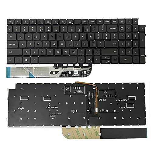 Clavier rétroéclairé Dell 3511 5510 avec pavé numérique US