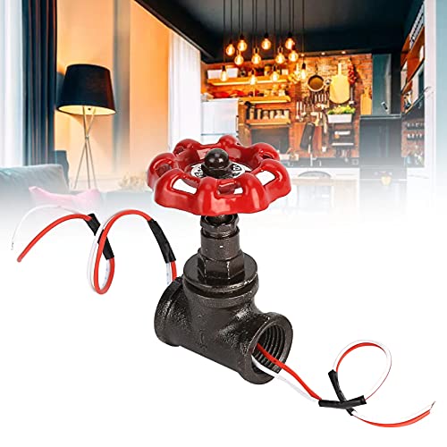 Zerodis Table Pipe Lamp Switch, Retro Steampunk Lamp Switch G1/2in Stop Valve with Wire for Water Pipe Vintage Lamp Accessory - Image 3