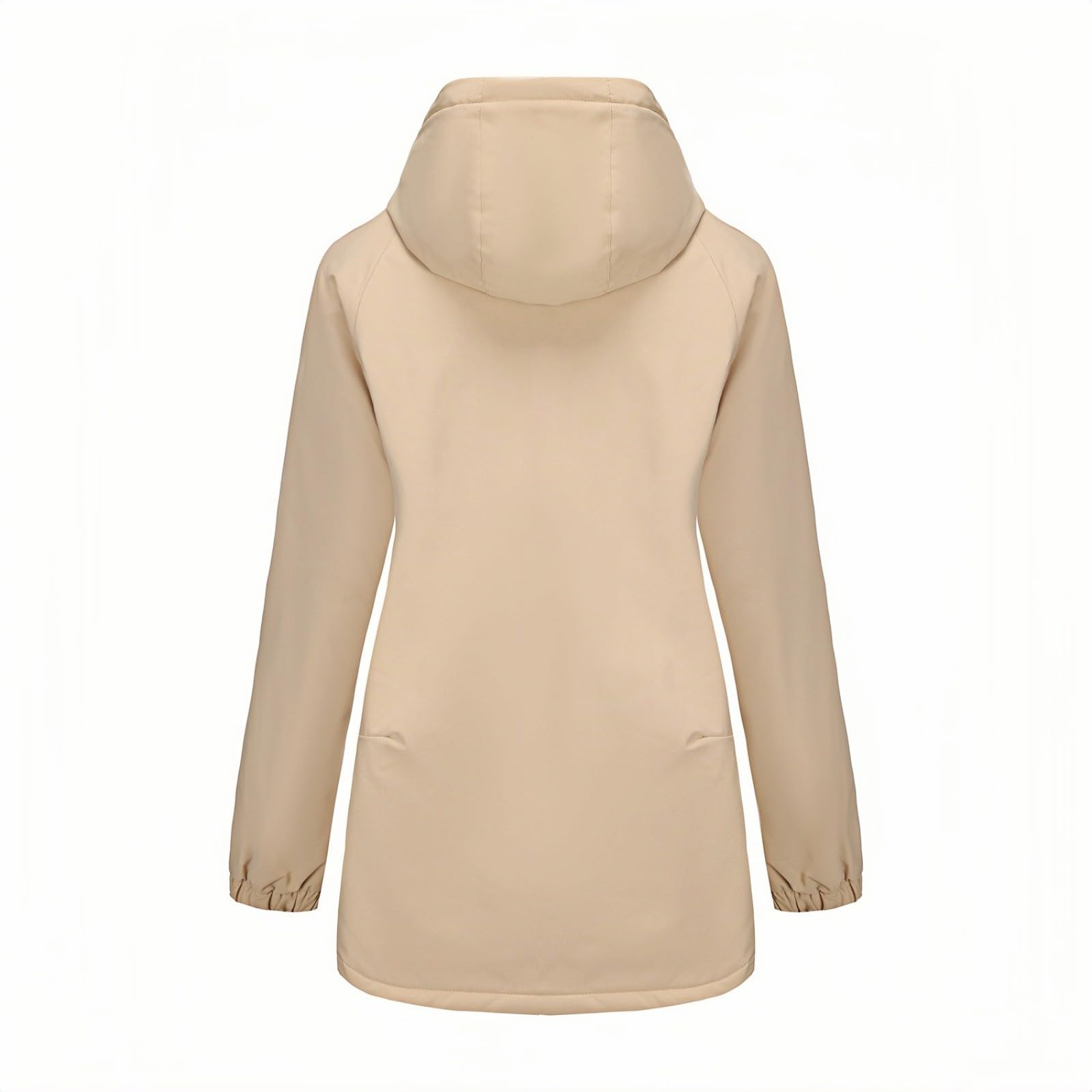 Generico Poncho Donna Antipioggia,Giacca Anorak Leggera Da Donna Antivento Impermeabile Lunga Con Cappuccio E Tasche Per L'Uso Quotidiano E Le Escursioni All'Aperto