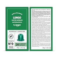 by Amazon Sortimentspackung, Aluminium-Kaffeekapseln, kompatibel mit Nespresso, mittelgeröstet, 100 Stück (5 Packungen mit je 20 Stück) – Rainforest Alliance zertifiziert – Ansicht 5