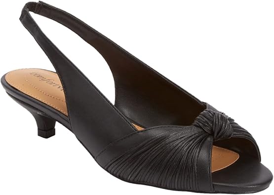 Comfortview Katelyn Slingback Low Heel Womens Dress Shoes Wide Widths Available