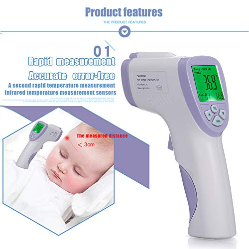 Honeytecs Termômetro sem contato, Infravermelho, Medição Rápida