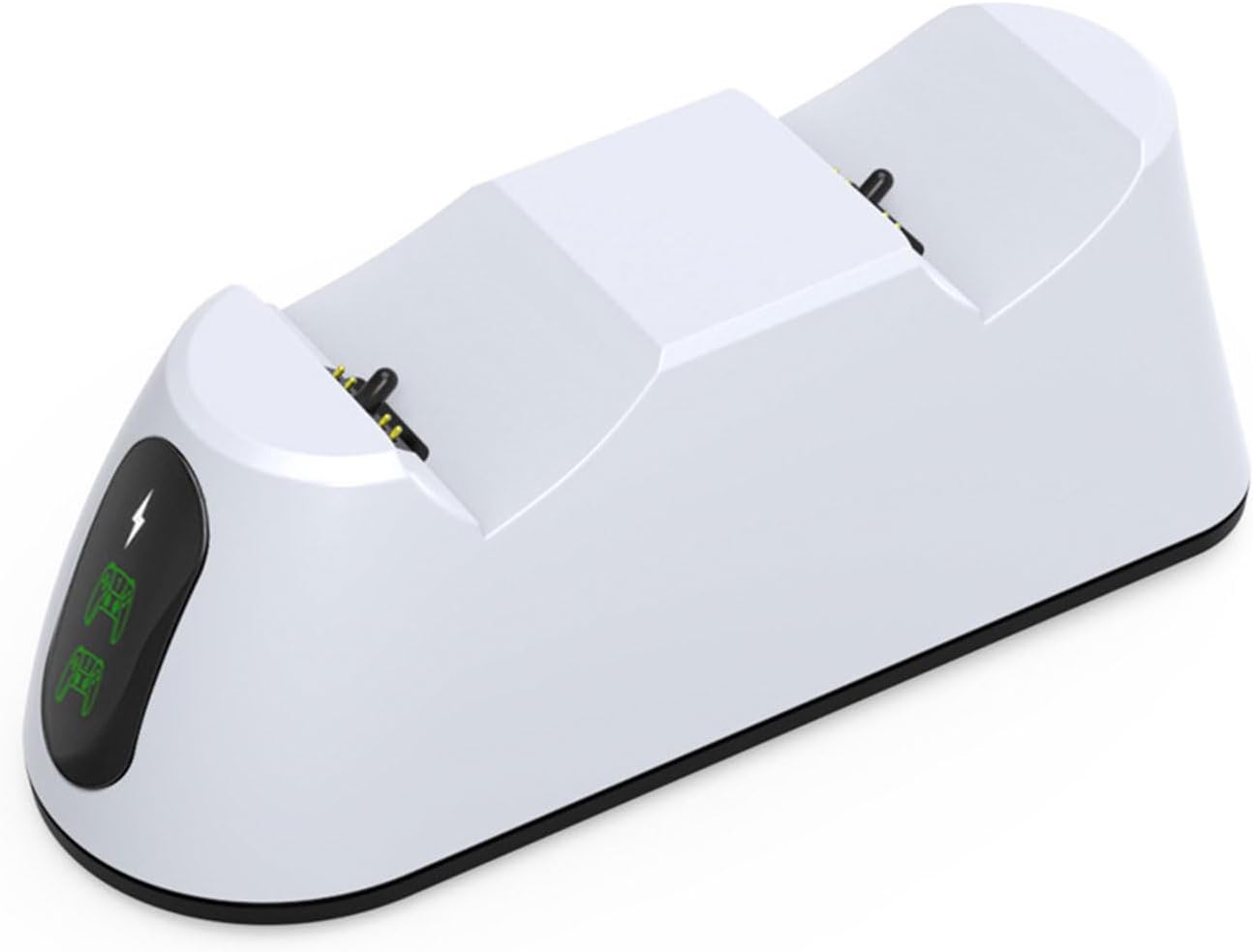 Charging Station Double Dock Charger Stand for Game Controller Dock Stand with LED Indicators