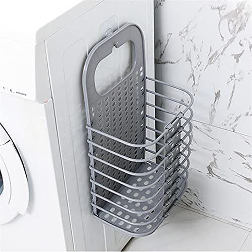 Panier à linge mural pliable pour libérer l'espace au sol de votre buanderie encombrée