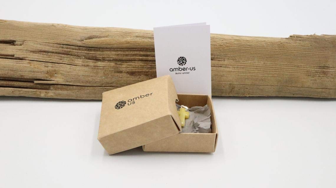 Rosario ámbar color coñac | Cuentas de oración hechas a mano únicas | Ámbar báltico certificado | Viene en caja de regalo | Joyas de ámbar, Plata Ámbar Plata, Ámbar