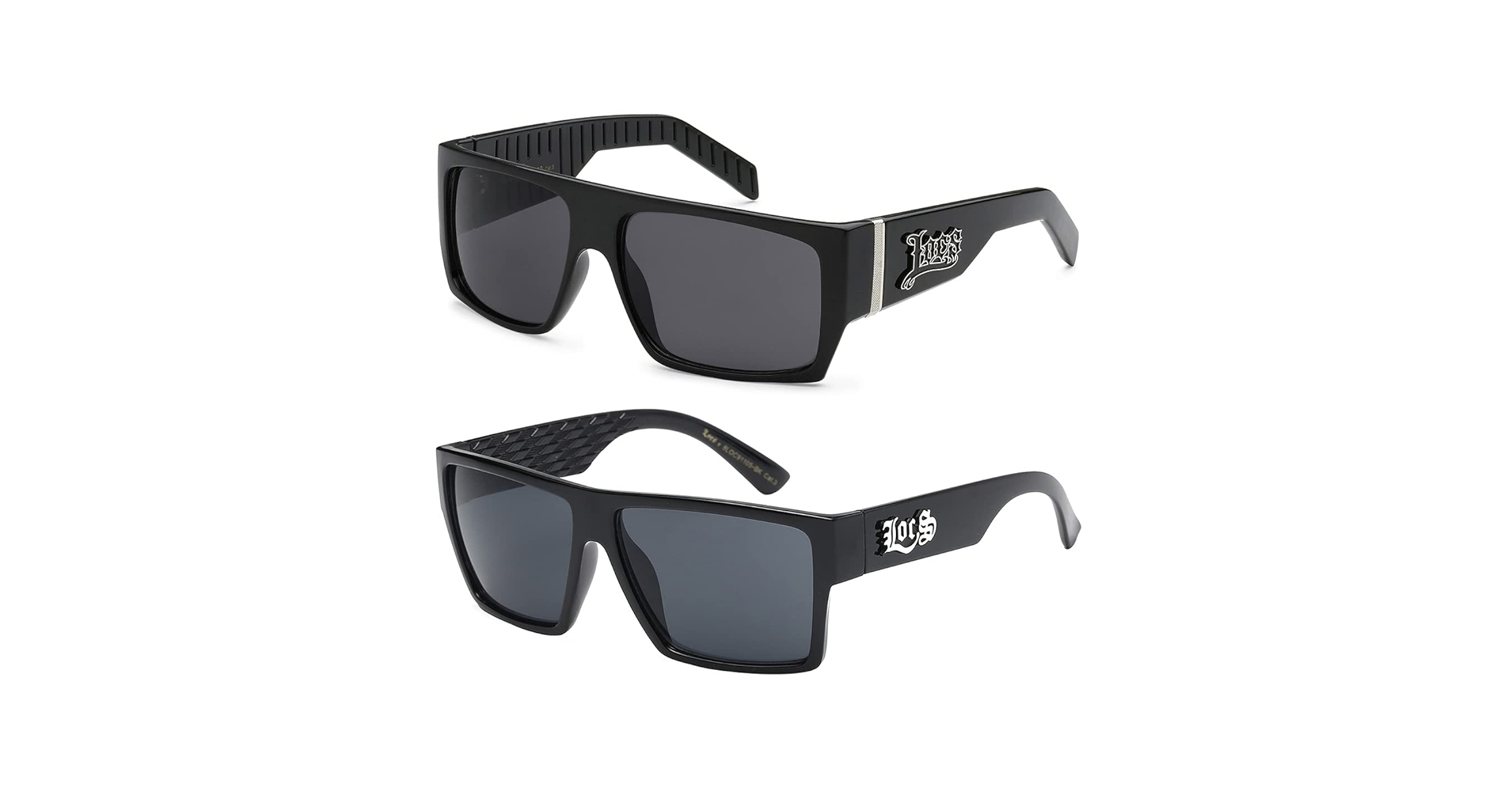 cholos ネックレス　cholos Amazon.com: Locs Square Rectangle Thick Temple All Black