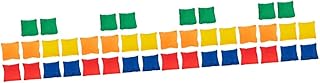 ibasenice 40 Pcs Sand Throw Bean Bag Kids Educational Toys Squiz Toys Toys Play Throw Game Throwing Bean Bag Bean Bags Tossing Bean Bags Toys Portable Bean Bags Canvas Bean Bag