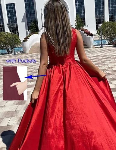 Fu Jiang Women's One Shoulder Prom Dresses 2025 Satin Long Ruched Formal Evening Gowns with Slit2