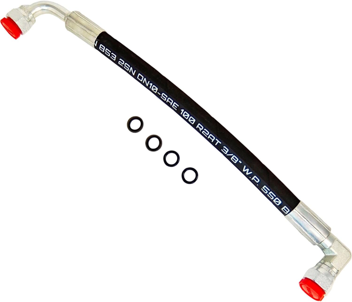 EZROAD Hydraulic Hose AW29374 Compatible with John Deere D120 H120 H130 H160 H165 120E 120R 200X 200CX 210 300 300X 300CX 300E 300R 400E 400X 400CX 410 419 420 430 512 305 320R 440R 460 Front Loader