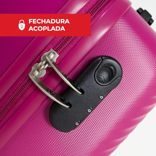 Swiss Move, Mala de Viagem, Zug, De Bordo, Pequena, 4 Rodas - Pink