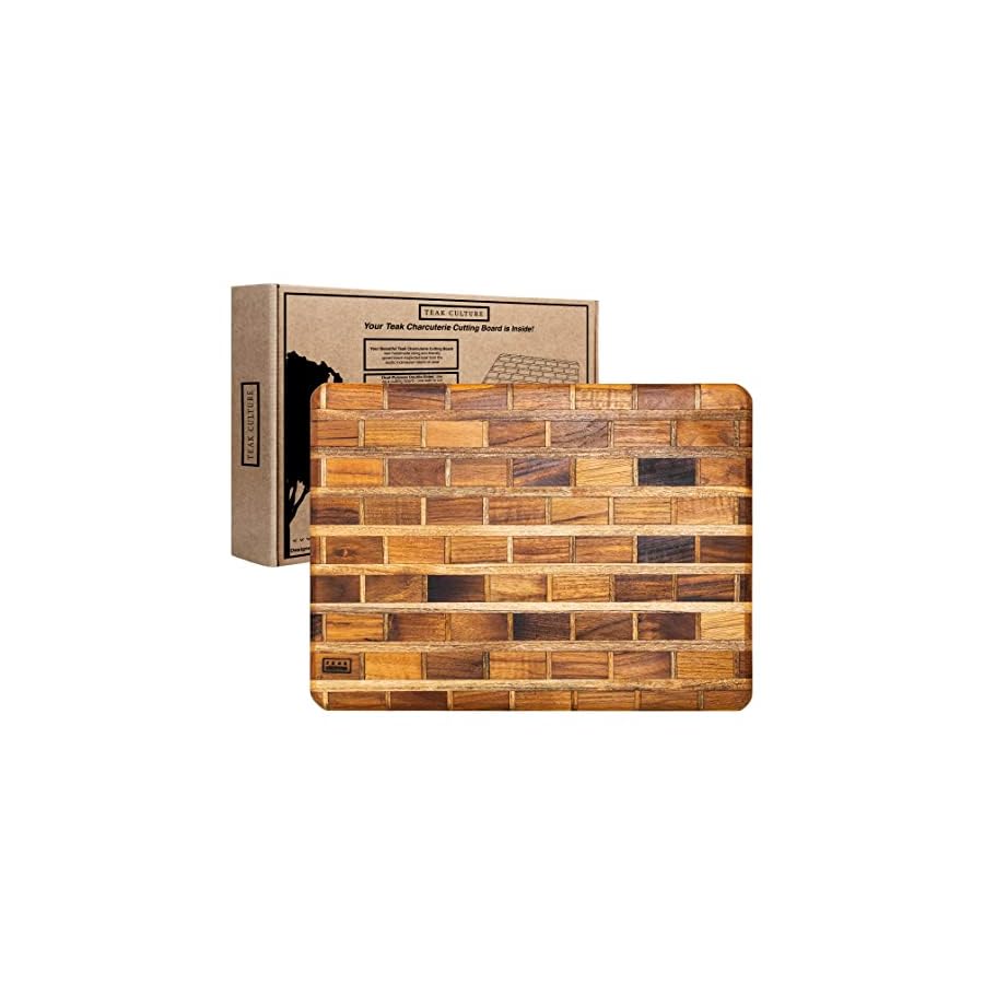 Artisanal-Teak-Charcuterie-Cutting-Cheese-Bread-Board-Handmade16x12x1-for-Slicing-Dicing-Food-Serving Artisanal Teak Charcuterie, Cutting, Cheese & Bread Board, Handmade,16x12x1, for Slicing, Dicing & Food Serving