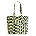 Vera Bradley Women's Premium Cotton Original Zip Tote Bag, Daffodils