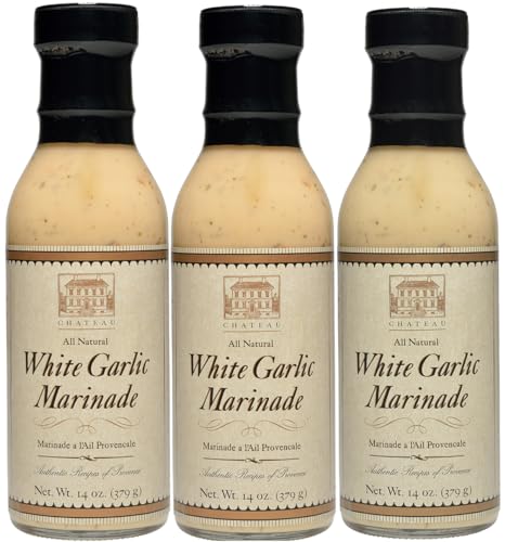 Chateau White Garlic Gluten Free Marinade, 12oz (3 Pack)